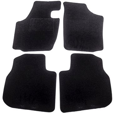 ACI textilní koberce pro ŠKODA Rapid 12- černé (pro kulaté příchytky) sada 4 ks (7617X62)