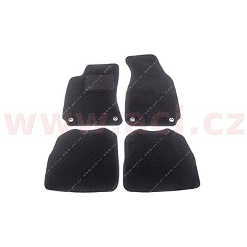 ACI textilní koberce pro ŠKODA SUPERB 01-08 černé (pro oválné příchytky) sada 4 ks (7634X62)