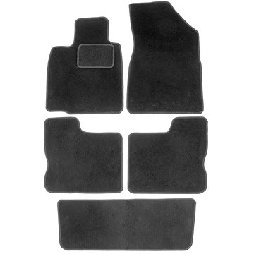 ACI textilní koberce pro DACIA Logan 08-12 černé (sada 5 ks) (1516X65)