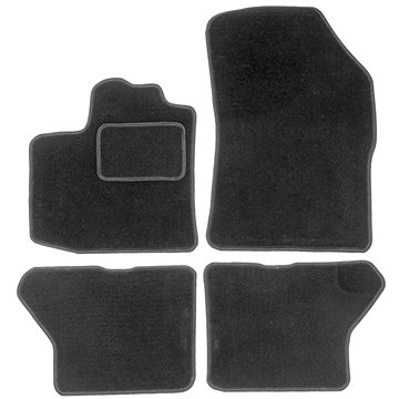 ACI textilní koberce pro DACIA Dokker 13- černé (sada 4 ks) (1528X62)