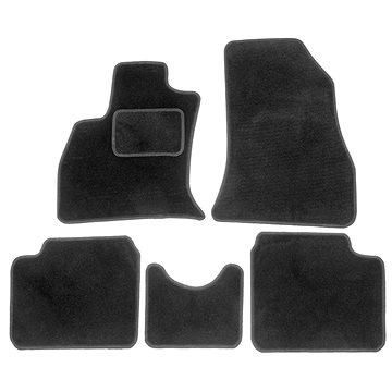 ACI textilní koberce pro FIAT 500L, 12- černé (sada 5 ks) (1609X62)