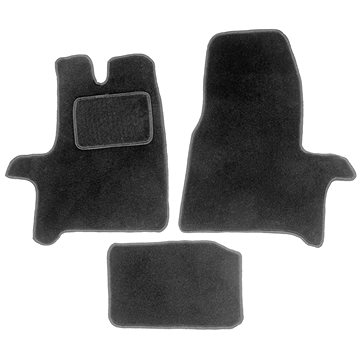 ACI textilní koberce pro FORD Transit 14- černé (2 sedadla, sada 3 ks) (1991X62)