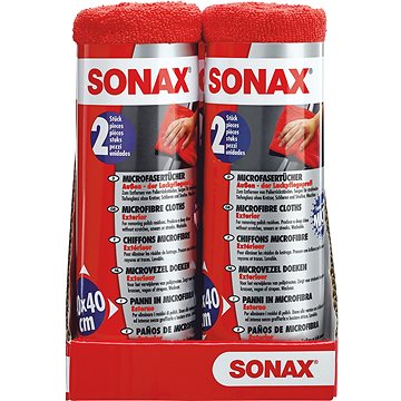 SONAX Utěrka z mikrovlákna na exteriér, 2 ks (416241)