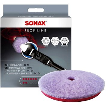 Sonax Profiline Kotouč HybridWollPad DA - 143 mm (493800)