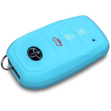 Ochranné silikonové pouzdro na klíč pro Toyota, barva světle modrá (SZBE-042SB)