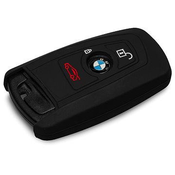 Ochranné silikonové pouzdro na klíč pro BMW novější modely, barva černá (SZBE-069B)