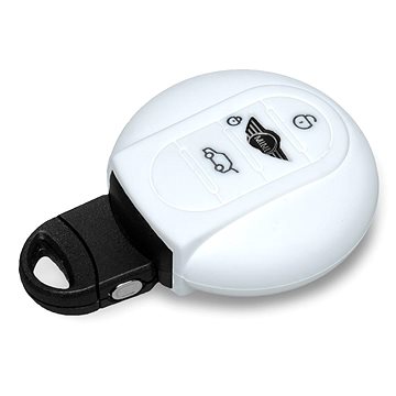 Ochranné silikonové pouzdro na klíč pro Mini, barva bílá (SZBE-073W)