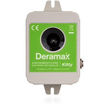 Deramax-Kitty Ultrazvukový plašič (odpuzovač) koček, psů a divoké zvěře (220)