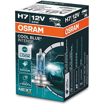 OSRAM H7 Cool Blue Intense Next Generation, 12V, 55W, PX26d, krabička (64210CBN)