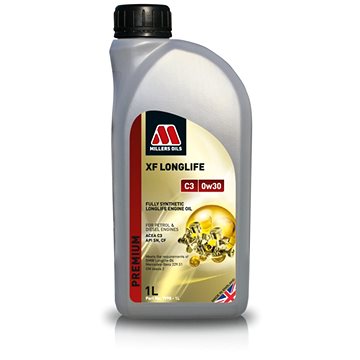 Millers Oils Plně syntetický motorový olej - XF LONGLIFE C3 0w30 1l (79981)