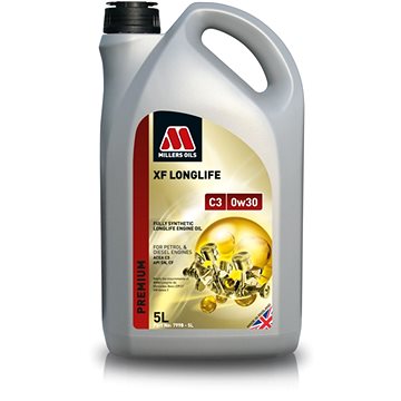 Millers Oils Plně syntetický motorový olej - XF LONGLIFE C3 0w30 5l (79985)