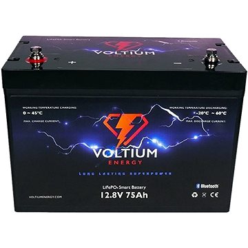 Voltium Energy LiFePO4 smart baterie VE-SPBT-1275, 12V, 75Ah (VE-SPBT-1275)