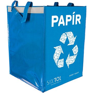 SIXTOL Taška na tříděný odpad SORT EASY PAPER, 30x30x40cm, 36l (SX4204)