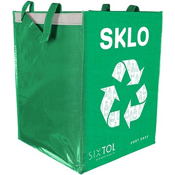 SIXTOL Taška na tříděný odpad SORT EASY GLASS, 30x30x40cm, 36l (SX4205)