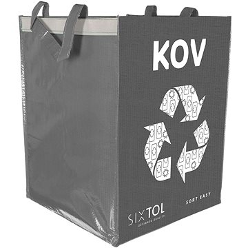 SIXTOL Taška na tříděný odpad SORT EASY METAL, 30x30x40cm, 36l (SX4208)