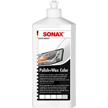 SONAX Polish & Wax COLOR bílá, 500ml (296000)