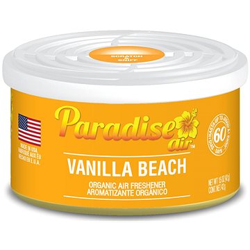 Paradise Air Organic Air Freshener 42 g vůně Vanilla Beach (ORG-004)