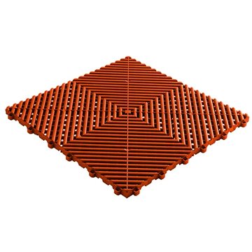 Swisstrax dlaždice modulární podlahy typu Ribtrax Pro 40×40 cm barva Tropical Orange oranžová (10001017A)