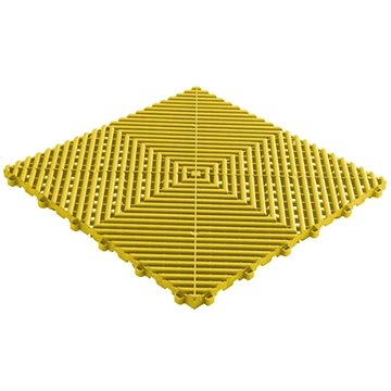 Swisstrax dlaždice modulární podlahy typu Ribtrax Pro 40×40 cm barva Citrus Yellow žlutá (10001016A)