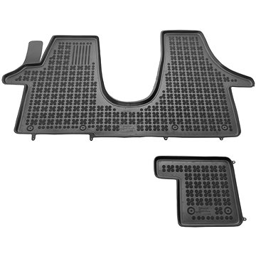 Rezaw-Plast, Gumové koberce se zvýšeným okrajem, VW T-6, 2015- , plus koberec mezi sedadla (88.200109)