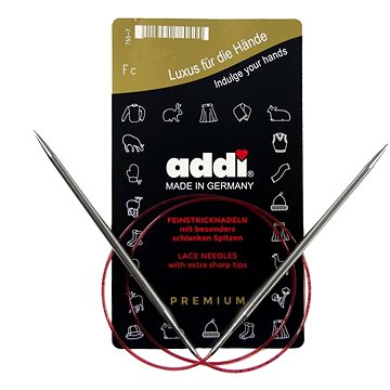 Kruhové jehlice Addi Premium 100 cm / 2,0 mm (775-7-100-20)