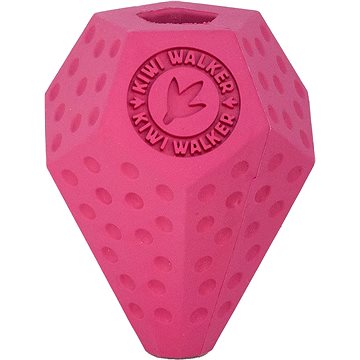 Kiwi Walker Gumová hračka DIABALL s dírou na pamlsky, Mini 8cm, Růžová (RUB-850)