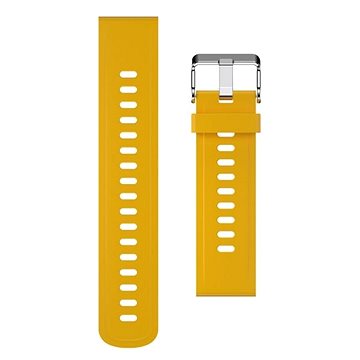 Aligator Watch 22mm silikonový řemínek hořčicově žlutý (22AW0011)
