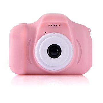 Dětský mini full HD fotoaparát s kamerou - růžový (8588008394779)