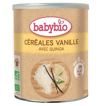 BABYBIO Rýžová kaše s quinou a vanilkou 220 g (3288131500102)