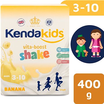 KENDAKIDS banánový instantní nápoj pro děti 400 g (5056000503794)