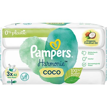 PAMPERS Coconut Pure 3x42ks = 126 ks (8001841708805)