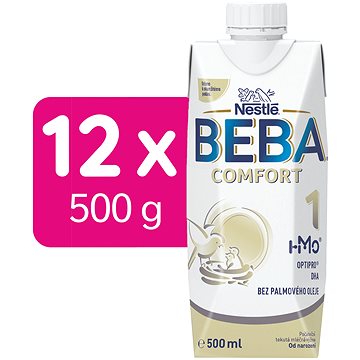 BEBA COMFORT 1 HM-O Liquid 12× 500 ml (7613039919545)