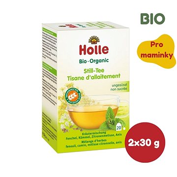 HOLLE Bio Čaj pro kojící maminky 2× 30 g (7640104957560)