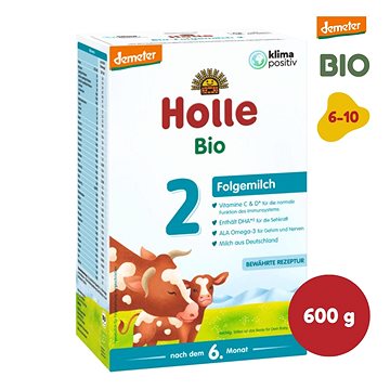 HOLLE BIO Dětská mléčná výživa 2 - 1× 600 g (7640230491143)