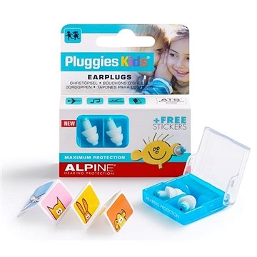 ALPINE Pluggies Kids Dětské špunty do uší (8717154023541)