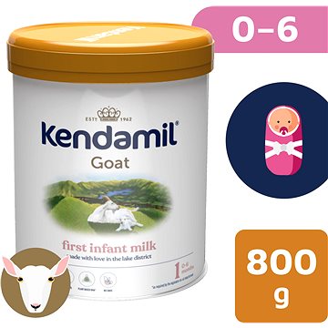 Kendamil Kozí kojenecké mléko 1 DHA+ (800 g) (5056000503855)