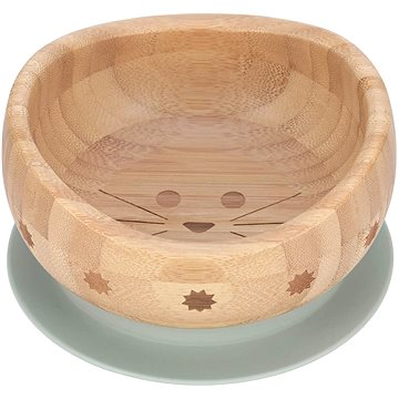 Lässig Bowl Bamboo Wood Little Chums cat (4042183412917)