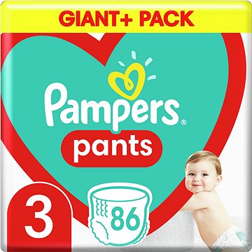 PAMPERS Pants vel. 3, Gaint Pack 86 ks (8006540067833)