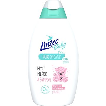 LINTEO BABY Dětské mycí mléko a šampon 425 ml (8595686302255)