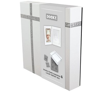 Dooky Double Frame Handprint + Luxury Memory Box (5038278004128)