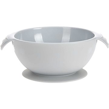 Lässig Bowl Silicone grey with suction pad (4042183398259)