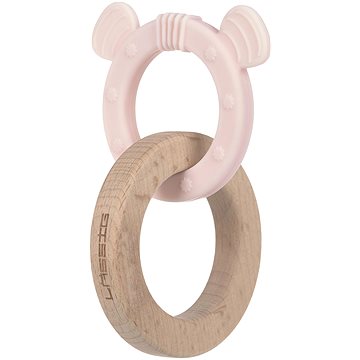 Lässig Teether Ring 2in1 Little Chums mouse (4042183419909)