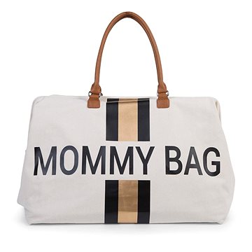 CHILDHOME Mommy Bag Off White / Black Gold (5420007150594)