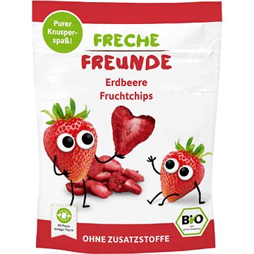 Freche Freunde BIO Ovocné chipsy - Jahoda 12 g (4260249140530)