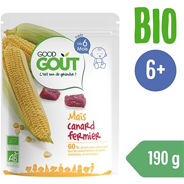 Good Gout BIO Kukuřice s kachním masem (190 g) (3770002327371)