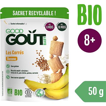 Good Gout BIO Banánové polštářky (50 g) (3770002327968)