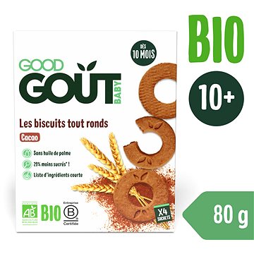 Good Gout BIO Kakaová kolečka (80 g) (3760269311206)