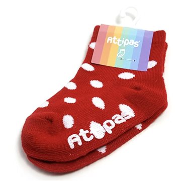 Attipas  - ATTIPAS ponožky Polka Dot, Red