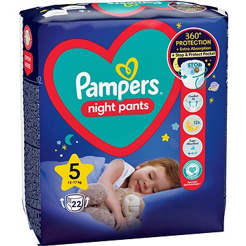PAMPERS Night Pants vel. 5 (22 ks) (8006540234730)