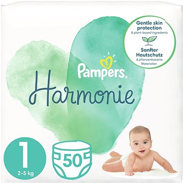 PAMPERS Harmonie vel. 1 (50 ks) (8006540156513)